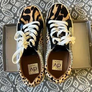 DV Dolce Vita Rocco Calf Hair Glitter Sneaker